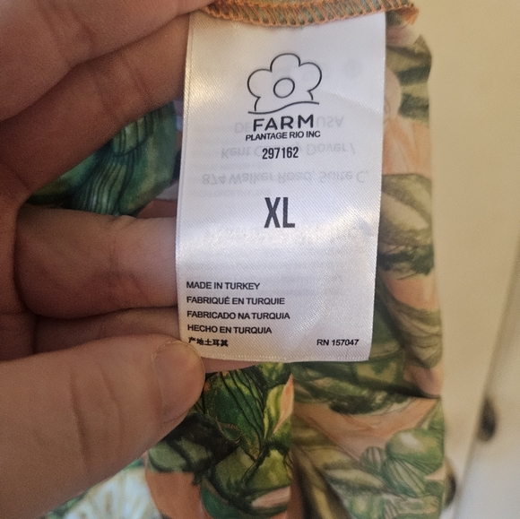 Farm Rio Capirinha Tropical Print Mini Dress XL - Picture 6 of 9